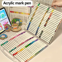 80 Acrylic Markers Set for Painting, School Supplies for Art Doodling