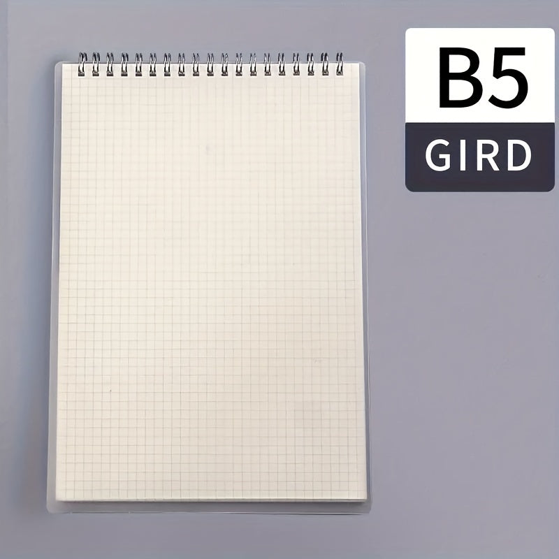 Spiral Grid Notebook A5 B5 80 Sheets