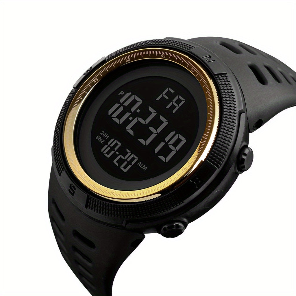 Men's Chronograph Electronic Watch Outdoor Sports Alarm Clock