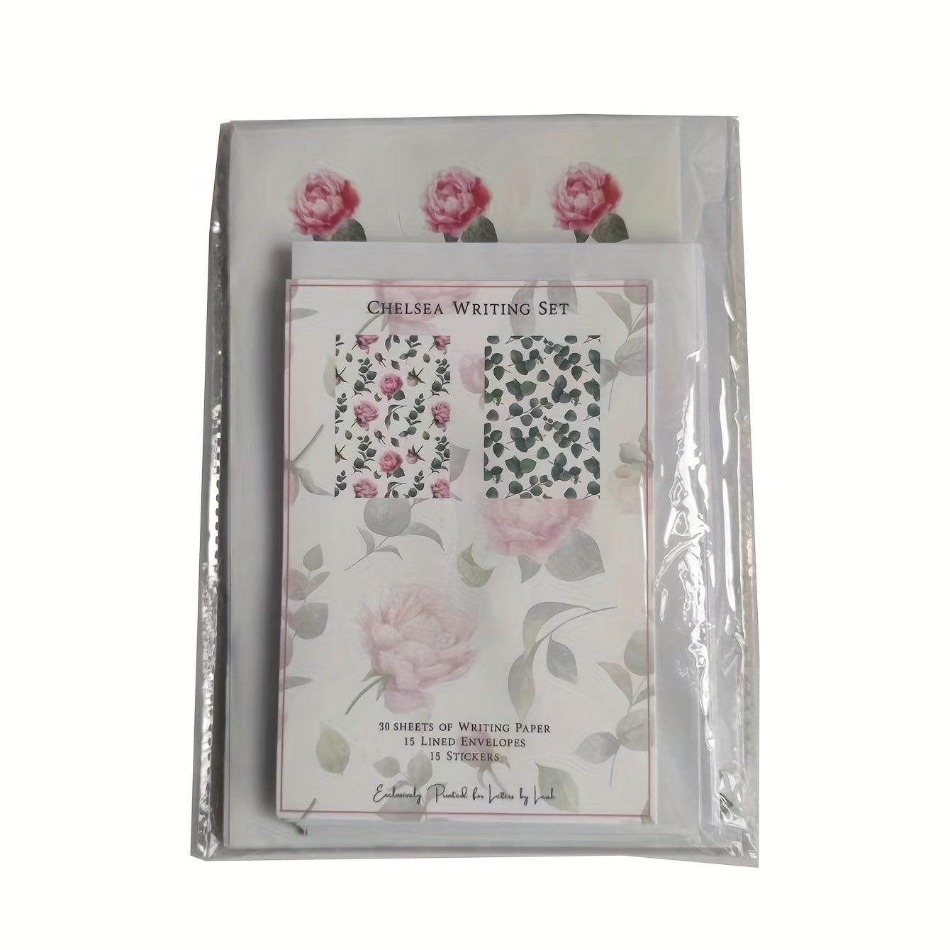 Chelsea Writing Set: 15 Envelopes, 30 Writing Paper, 15 Labels