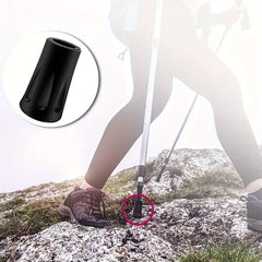 4pcs Trekking Pole Tips Covers Non-slip Hiking Stick Protectors