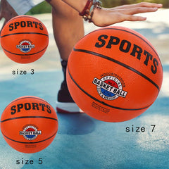 Rubber Basketball Size 3 5 7 Competition Training