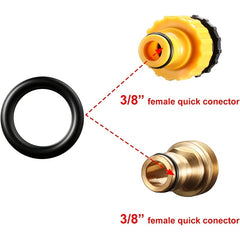 80pcs High Pressure Washer O ring 1/4 3/8 M22 Quick Connect Fitting Seal Rin