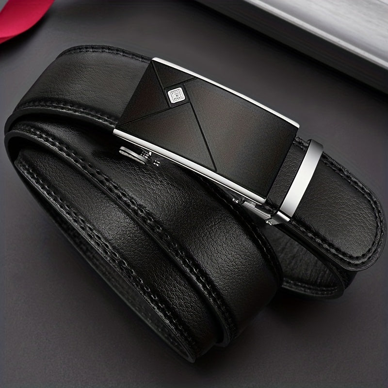 Men's Casual Business Automatic Buckle Belt for Husband Father's