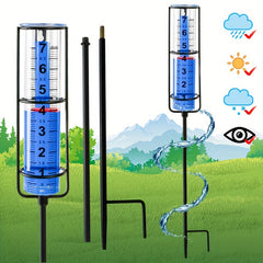 Rain Gauge Stake For Outdoor Garden Lawn Patio 17