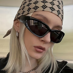 Y2K Wrap Around Sunglasses Cyberpunk Mirror Lens UV400
