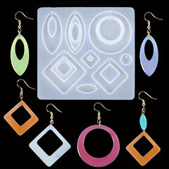 Crystal Drop Glue Mold Epoxy Resin Jewelry Silicone Mold