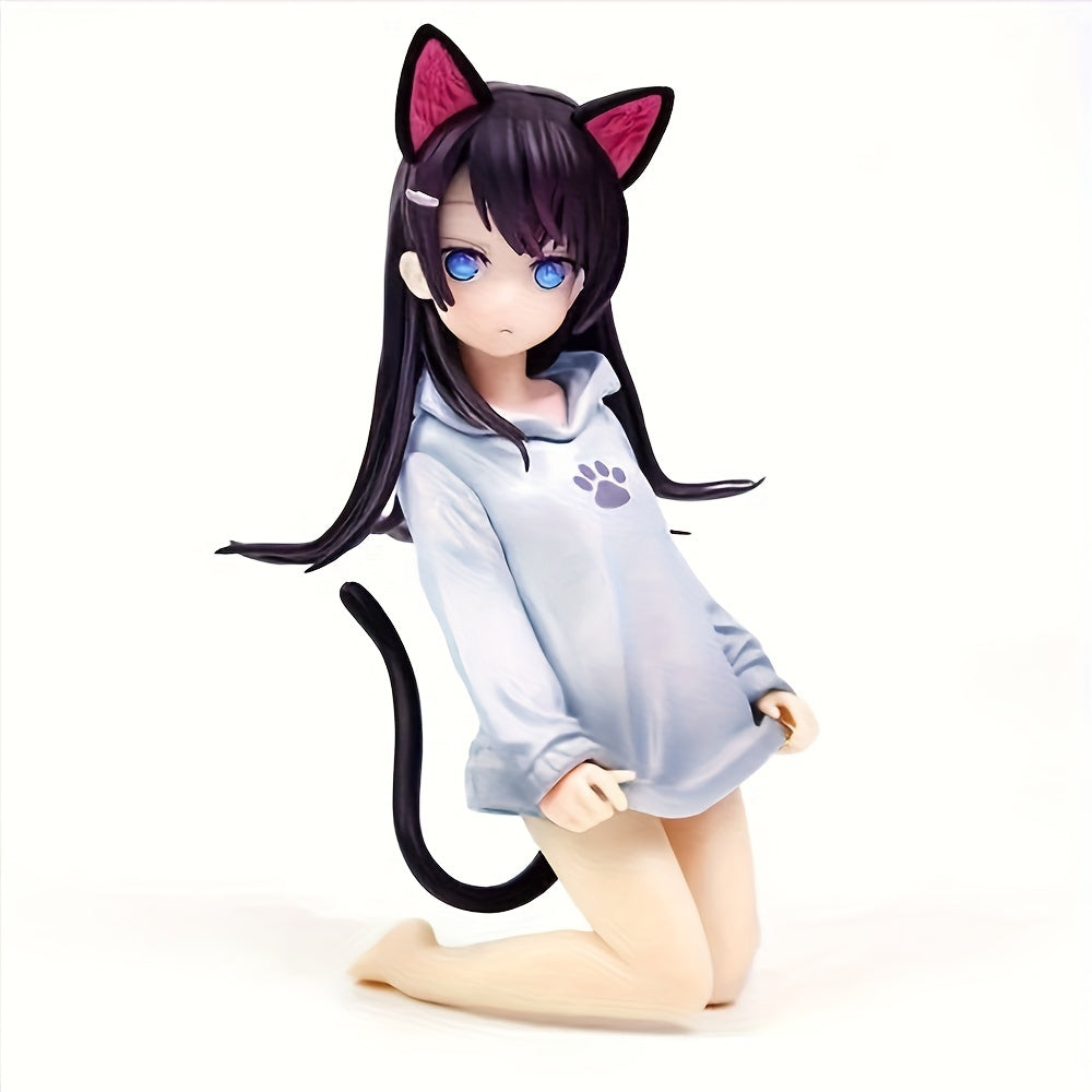 Cat Girl Figure Ornament Anime Fan Accessory