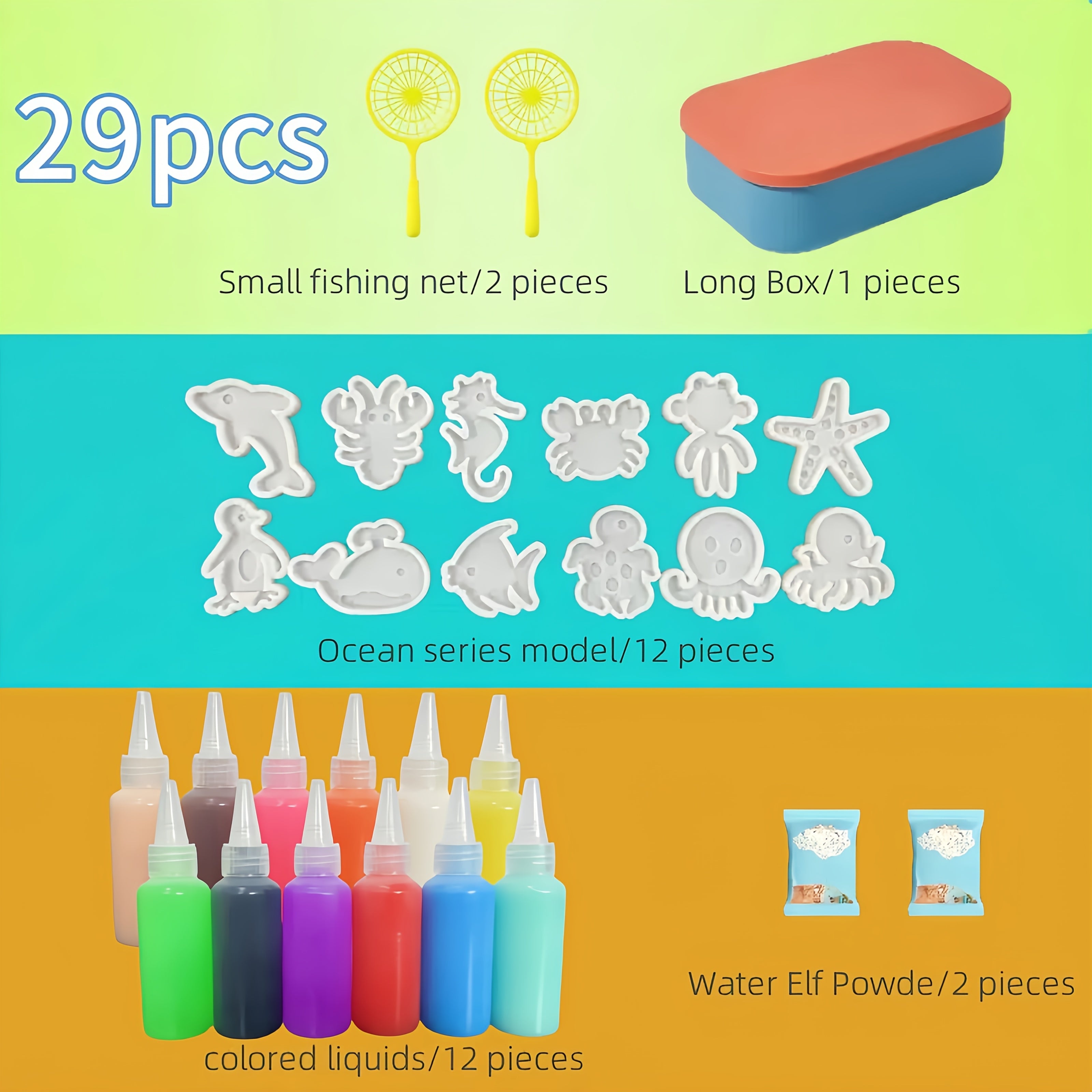 Water Elf Art Kit DIY Craft Supplies Christmas Birthday