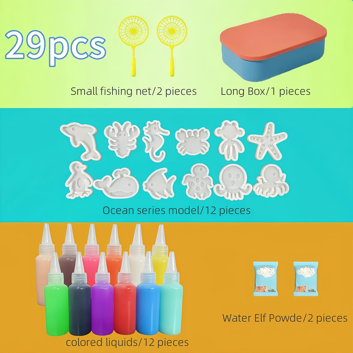 Water Elf Art Kit DIY Craft Supplies Christmas Birthday