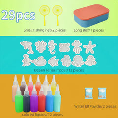 Water Elf Art Kit DIY Craft Supplies Christmas Birthday