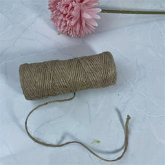 Natural Jute Twine Hand Braided Diy String Twine - 50m