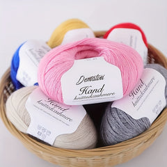 2pcs Wool Thread Braidable Cashmere Scarf Baby Sweater Thread