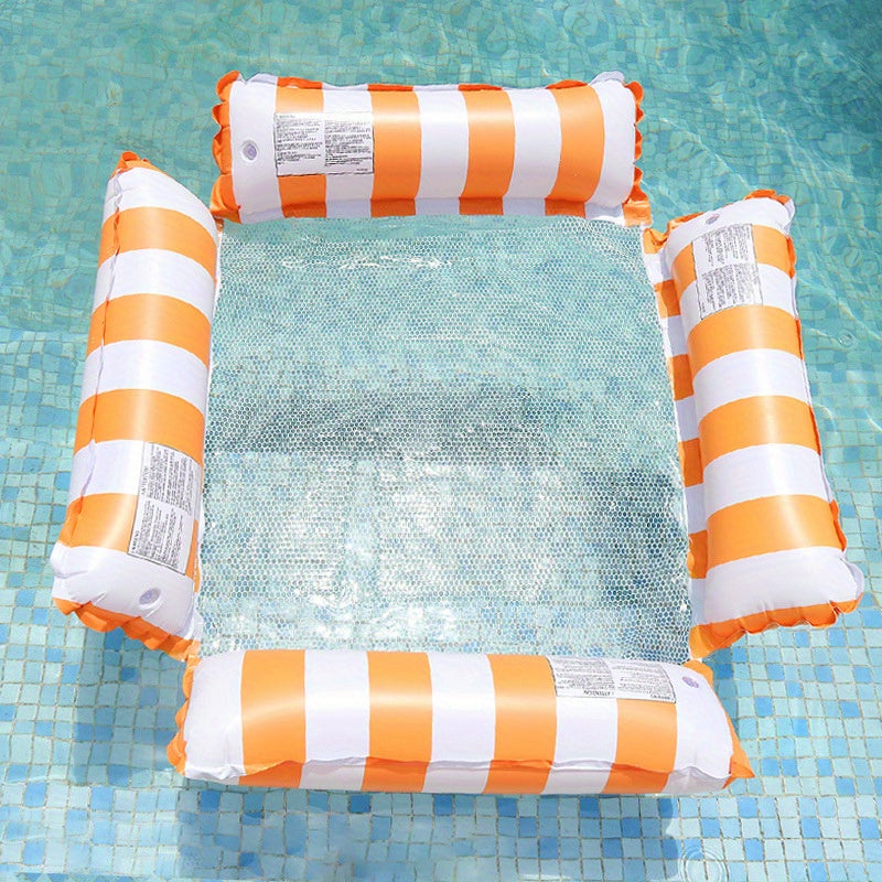 Inflatable Water Hammock Pool Float Chair for Adults