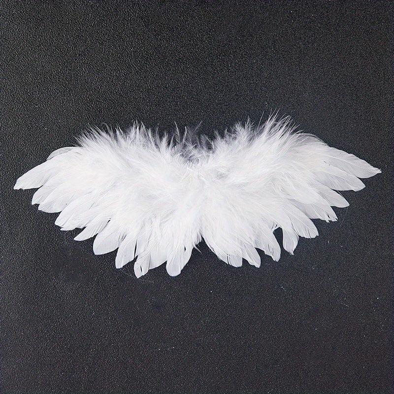 DIY Mini Feather Angel Wing for BJD Doll Clothes 1/6 1/4 1/3 Newborn Props