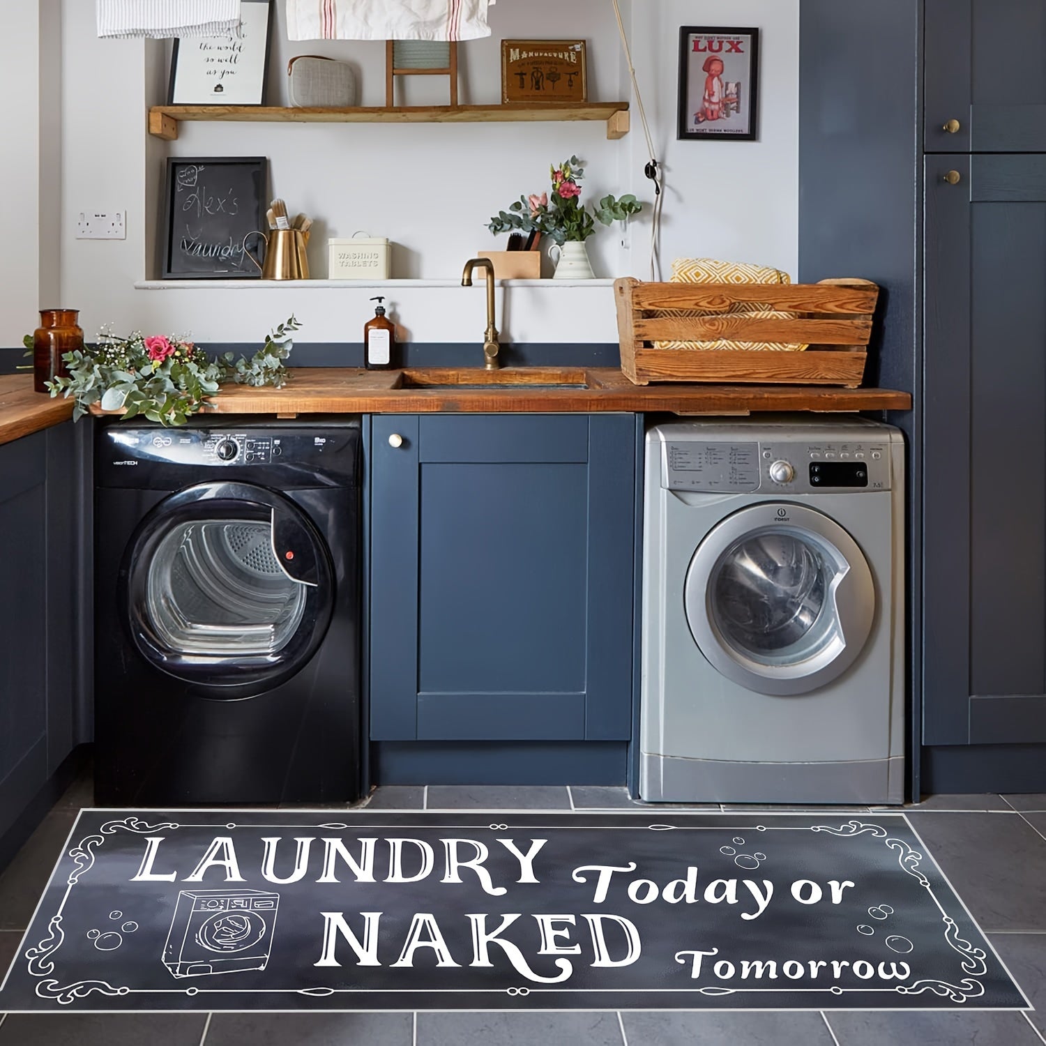 Anti-skid Waterproof Carpet for Laundry Bathroom Corridor
