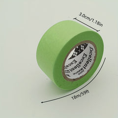 4pcs 1.18in x 59ft Green Paint Washi Tape - Protects Surface, Easy to Remove
