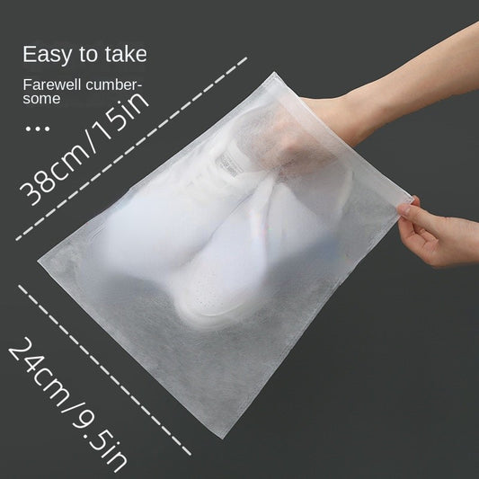10pcs Nonwoven Dustproof Drawstring Shoe Bags