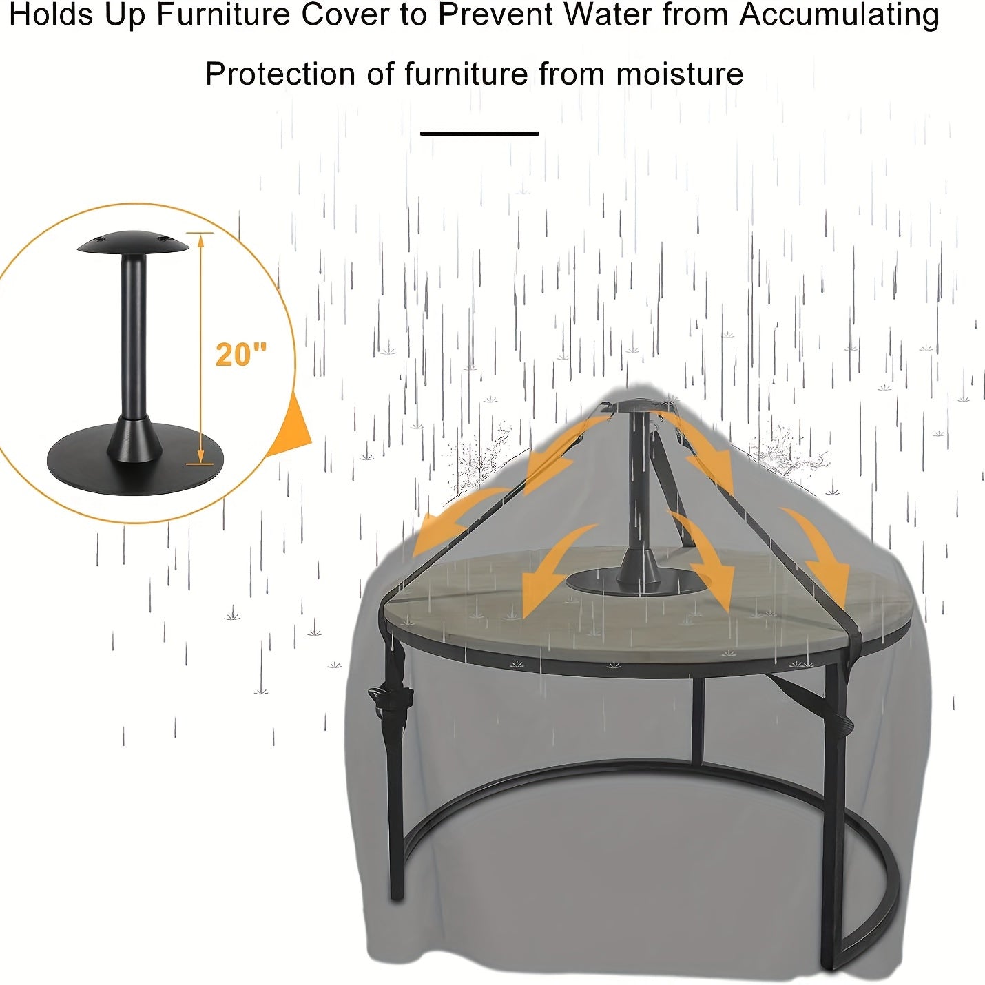 Adjustable Boat Cover Support Poles