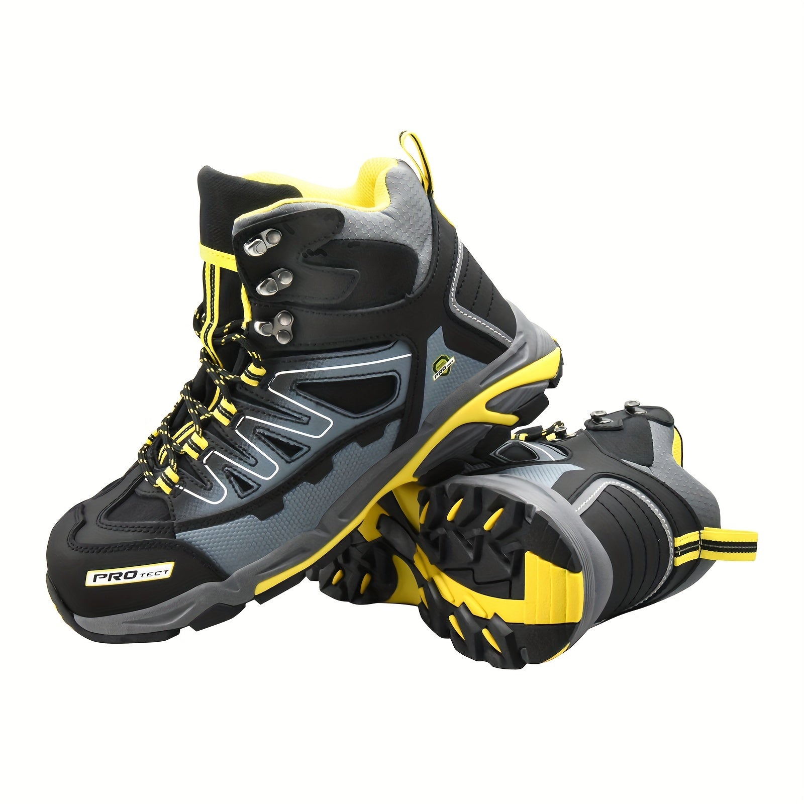 Men's Steel Toe Non Slip Work Safety Boots Wear resistant Shoes