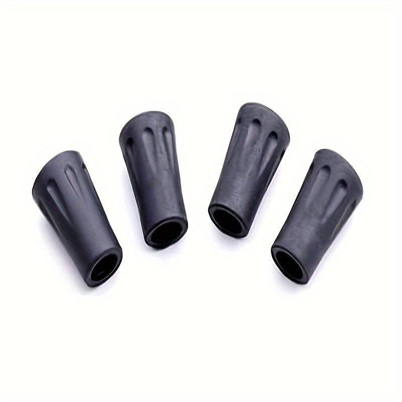 4pcs Trekking Pole Tips Covers Non-slip Hiking Stick Protectors