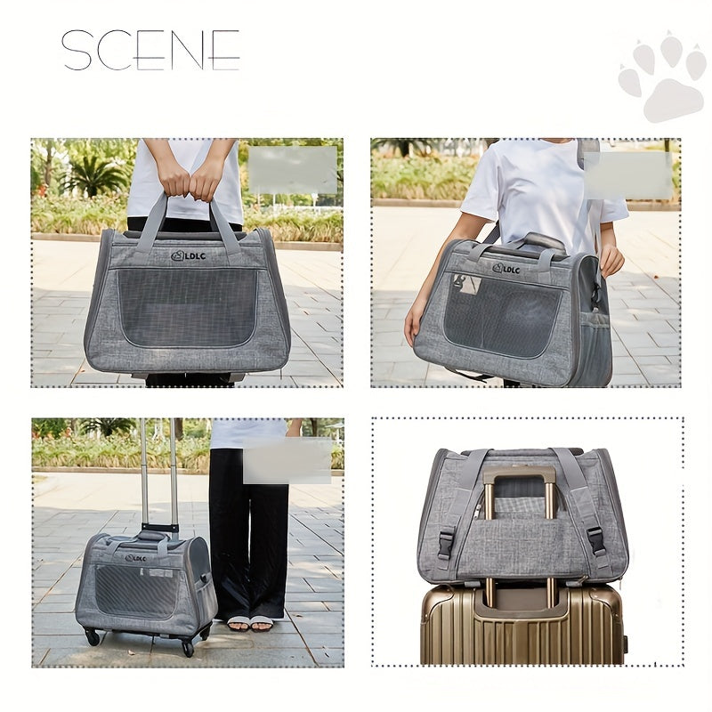 Pet Medium Cat And Small Dog Carrier