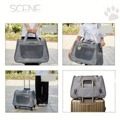 Pet Medium Cat And Small Dog Carrier
