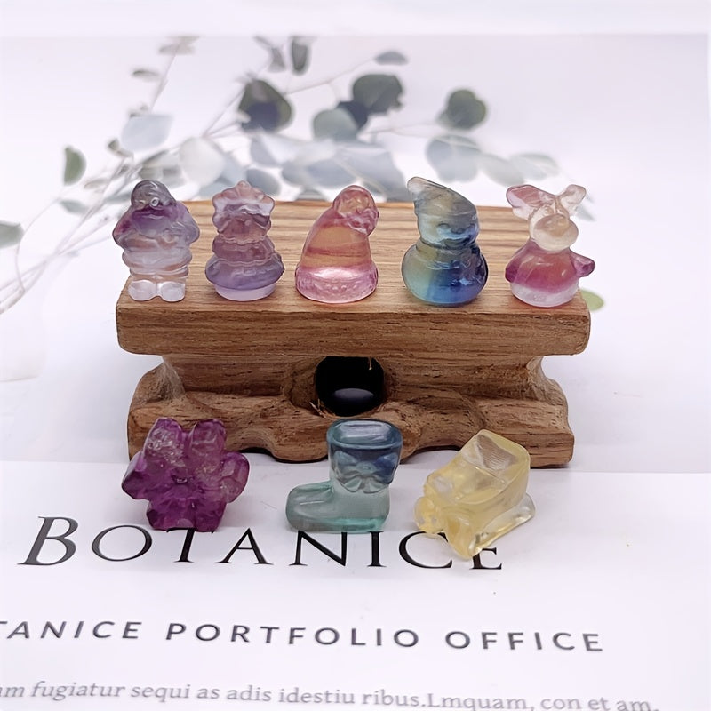 Colorful Transparent Mixed Style Cartoon Christmas Series Collection Ornaments