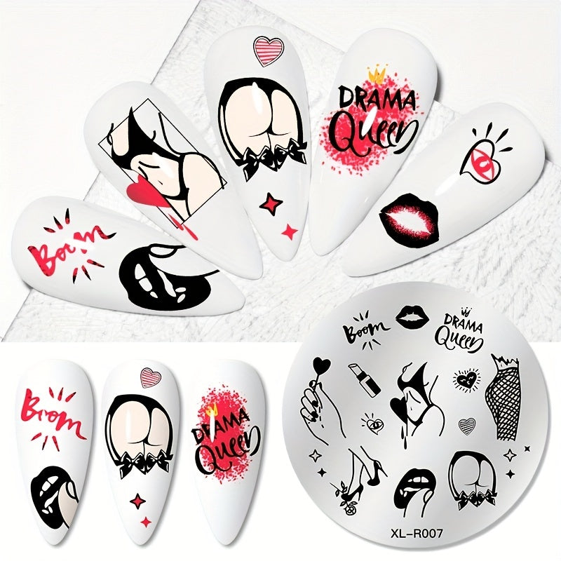 Nail Art Stamping Plate Set for Stunning Manicures