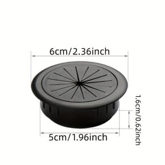 Circular Wire Box Furniture Cabinet Wiring Box Computer Desk Wiring Box