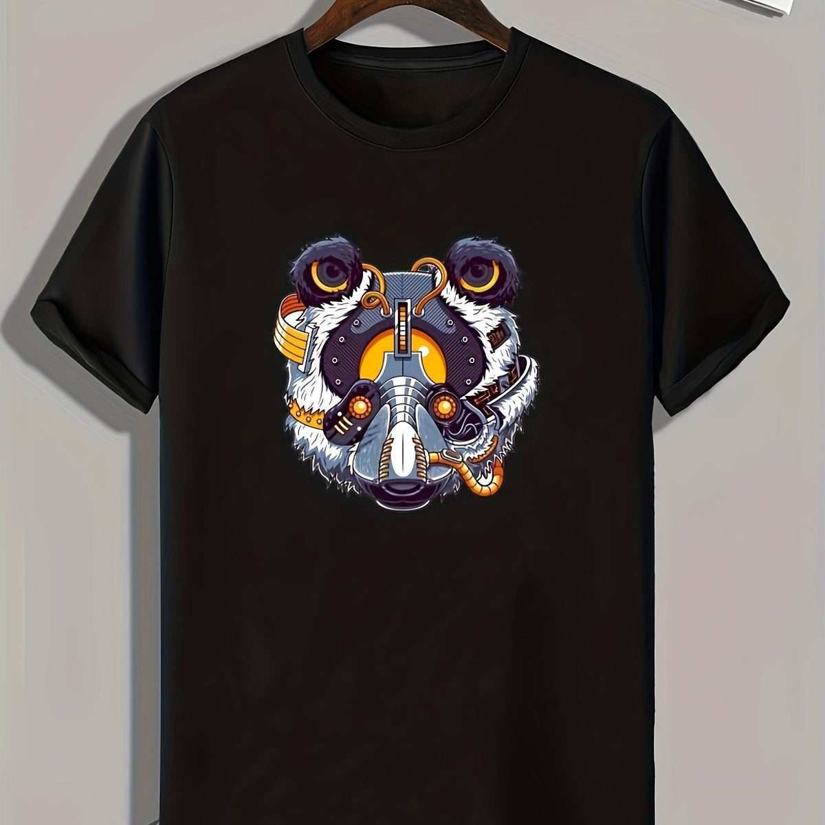 Pattern Print Men's Graphic T-shirt Casual Comfy Tees For Summer