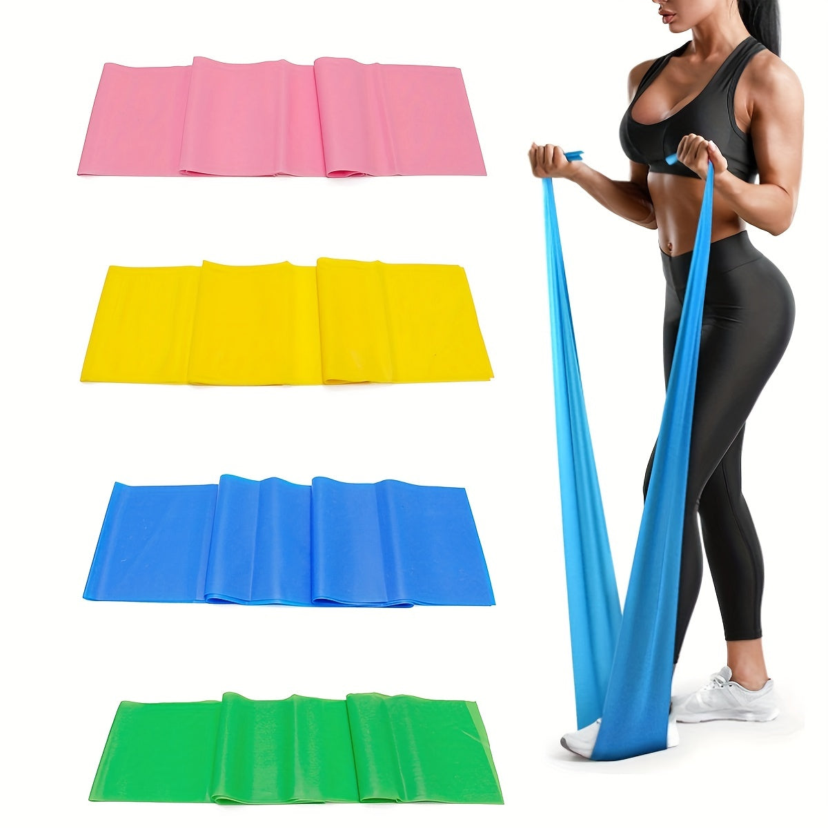 Latex Resistance Band for Gym and Home Fitness Exercise
