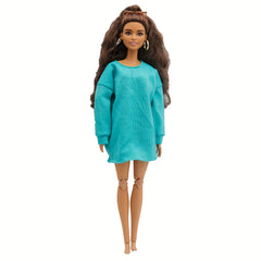 Long Sleeve Dress for 11 81 inch Dolls