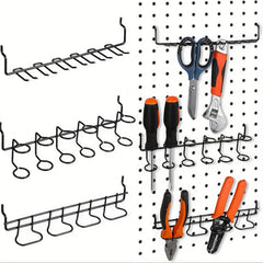 6pcs Screwdriver Storage Rack For Hole Plate, Small and Medium Tool Storage Ra