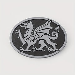 Dragon Oval Belt Buckle Western Jeans Accessories DIY