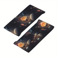 Galactic Inspired Unisex Sports Headband Sweat Wicking Polyester