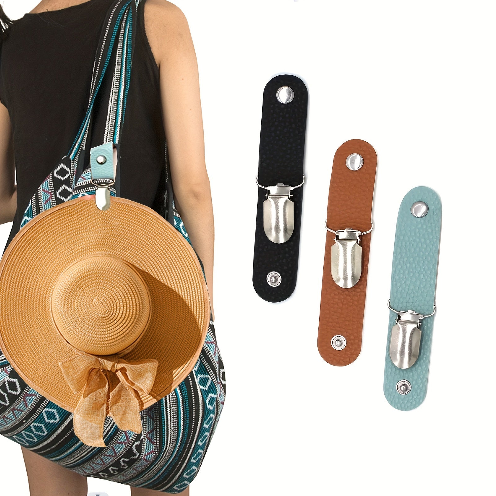 Hat Holder Clip for Travel Luggage Lightweight Portable Clip