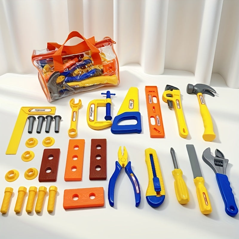 Complete Toolbox Playset with Realistic Tools for Interactive Play