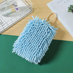 1pc Absorbent Quick Dry Kitchen Hand Scrubber Rags Chenille Hand Scrubber Towels