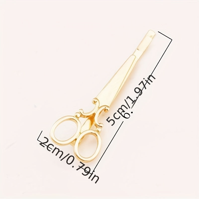 Gothic Style Scissors Hairpin Ladies Hairpin Bangs Clip