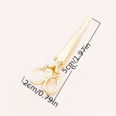 Gothic Style Scissors Hairpin Ladies Hairpin Bangs Clip