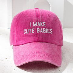 Embroidered Baseball Cap Vintage Dad Hat Gift For Her
