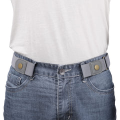 Men's Buckleless Belt Stretch Jeans No Buckle