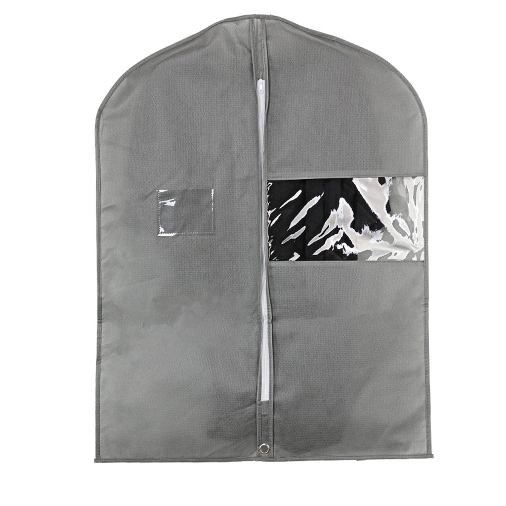 1 Pc Suit Dustproof Cover Dress Coat Storage Bag Household Zipper Hanging Bag
