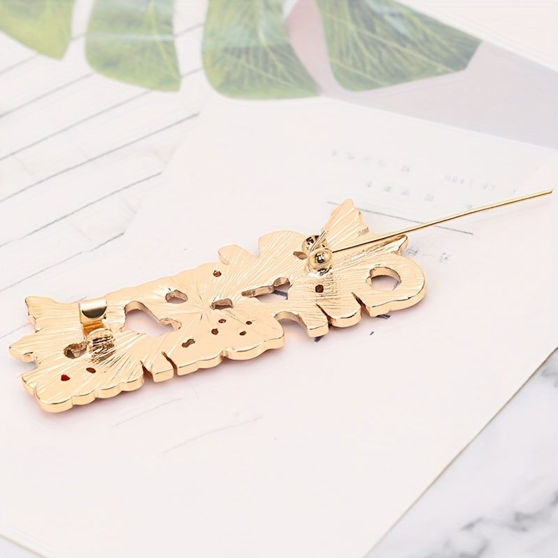 Christmas Brooch Decorative Badge Holiday Gift Clothing Bag Accessories For Men