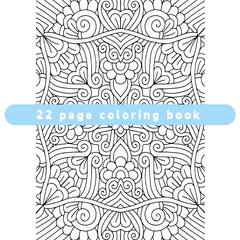 Adult Coloring Book Patterns: Ideal Gift for Friends & Family