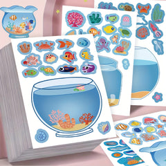 8pcs Marine Life Stickers for Laptops, Phones, Journals