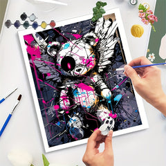 DIY Number Painting Kit Bear Home Wall Decor Gift Choice