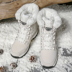 Women's Waterproof Winter Snow Boots Anti slip Warm Faux Fur Outdoor