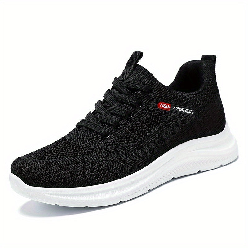 Women's Knitted Sports Shoes Lightweight Low Top Running & Tennis Sneakers